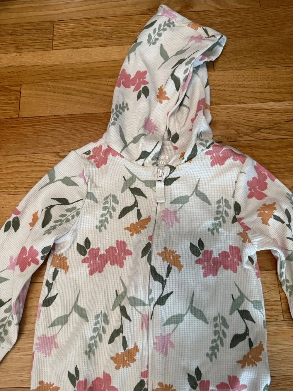 Carter's Hooded Floral Jumpsuit